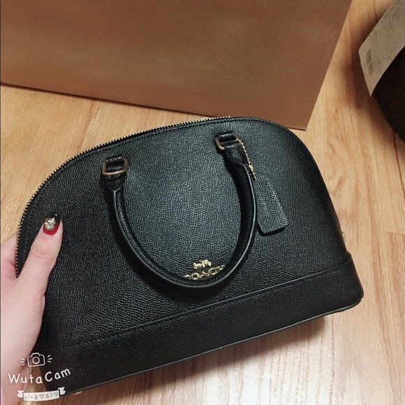 Coach Handbags - Coach- mini bag, black, new!